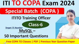 ITITO COPA Class 6  35 Most important questions  ititocopa [upl. by Alden917]