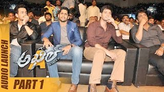 Akhil Movie Audio Launch Part 1  Akhil V V Vinayak Sayesha Saigal [upl. by Reddy]