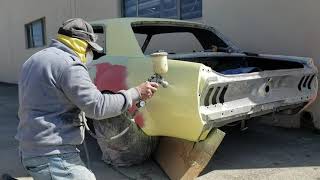 196768 Mustang Rear Quarter Fender Flare Install [upl. by Gnut]