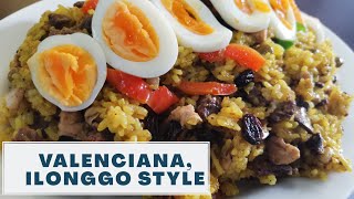 HOW TO COOK ARROZ VALENCIANA  VALENCIANA ILONGGO STYLE  MADE EASY [upl. by Ellehsat689]