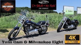 Harley Davidson  Milwaukee Eight amp Twin Cam  Dr Jekill amp Mr Hyde Exhaust [upl. by Netsew163]