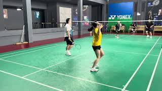 羽球Vlog🏸Mamp易弘🆚小明ampOO混雙男雙 [upl. by Eteragram899]