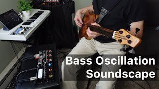 Ambient Bass Soundscape  Rob Allen Mouse Fretless Bass Boss GT1000core Boss RE202 Space Echo [upl. by Cramer163]