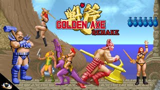 Golden Axe Remake  Tyris Flare  LongplayPlaythrough [upl. by Esiom167]