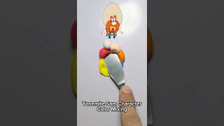 Yosemite Sam Character  Color Mixing satisfying colors shorts [upl. by Stoddard]