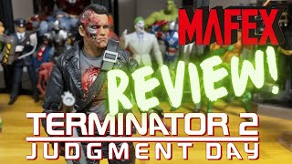 MAFEX 191 Terminator 2 Battle Damaged T800 QUICK REVIEW [upl. by Ikkim]