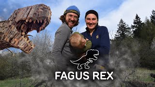 Fagus Rex  Weltgrößter Dinosaurier aus Holz  Das Mahnmal der Vergänglichkeit im Wald [upl. by Iadahs]