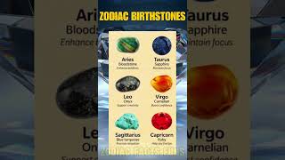 Discover the Zodiac Birthstones Unlock the Power of Your Astrological Gemstones by Zodiac Sign [upl. by Fronnia]