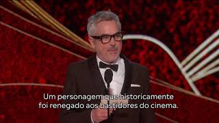 OSCAR 2019  ALFONSO CUARÓN VENCE MELHOR DIRETOR [upl. by Marney116]