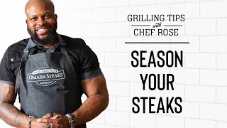 Grilling Tip How to Season Steak [upl. by Hasan]