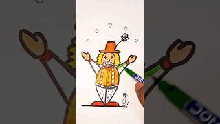 8 August 2024quotHow to Color a Clown Fun and Easy Coloring Tutorial [upl. by Dewar98]