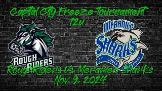 Capitol City Freeze Tournament Game 2 Cedar Rapids RoughRiders VS Meramec Sharks [upl. by Onilatac708]