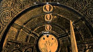 Skyrim  Bleak Falls Barrow Second puzzle [upl. by Zed]