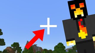 How to get a cross hair in Minecraft PE [upl. by Siramay797]