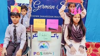 Masculine Feminine Neuter gender Presentation by the Students of Pak German School MultanPakistan [upl. by Annaeerb]