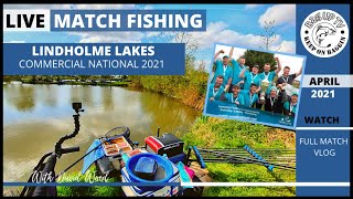 LIVE MATCH FISHING Commercial National 2021  Lindholme Lakes  BagUpTV  April 2021 [upl. by Tracie]