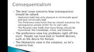 Week 2 Consequentialism [upl. by Nyrual]