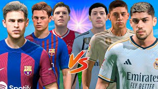 FRENKIE DE JONG VS FEDE VALVERDE EN CADA FIFA 1624 [upl. by Ramor453]