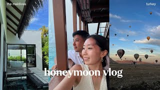 travel vlog  honeymoon in the maldives amp turkey 🤍 [upl. by Petras]