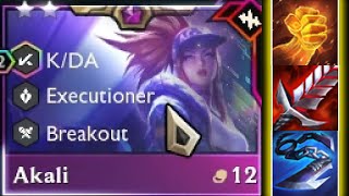 Playing KDA 7 Headliner AKALI with full Omnivamp  TFT SET 10 [upl. by Ainet]