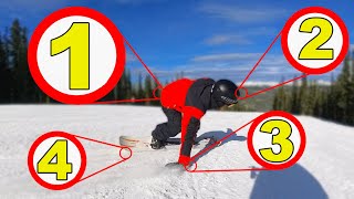 4 Signs Youre Still a Beginner Snowboarder [upl. by Nirrad906]