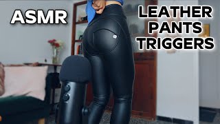 ASMR Leather Pant Triggers 🖤 [upl. by Etaner]