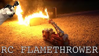 Flamethrower RC FIRETRUCK [upl. by Mila291]