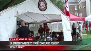 UA STUDENT STARTS PETITION TO quotFREEquot DIXIELAND DELIGHT [upl. by Michon310]