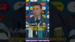 quotVENÍ SENTATE Y ARMÁ EL EQUIPO VOSquot LA BROMA DE SCALONI 😂 [upl. by Zakarias]