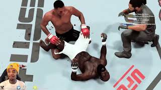 FlightReacts downloads UFC 5 again just for this to happen [upl. by Flavian265]