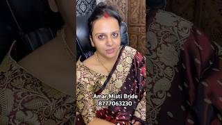 Reception Bride wedding hairstyle makeup ytshorts ytviral makeup hair hairstyle [upl. by Enileda754]