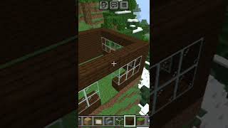 Minecraft Modern House 🏠 on Mountain 🏔️minecraft house halny wiederdude games shorts rizzial [upl. by Refinneg407]