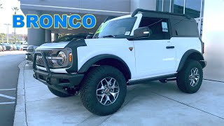 Ford Bronco 2 Door Advanced 4x4 Badlands Edition [upl. by Sankaran]