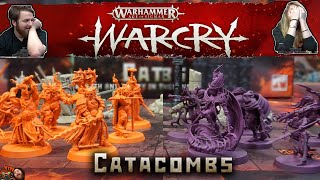 Lets Play Age of Sigmar  WARCRY  Catacombs  First Play with my Girlfriend Warhammer [upl. by Figone]