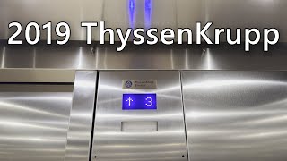 2019 ThyssenKrupp Hydraulic Elevator at 95 Old Marlton Pike  Marlton NJ [upl. by Hardman]