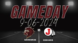 Devine Warhorses Vs Jourdanton Indians 962024 [upl. by Namor]