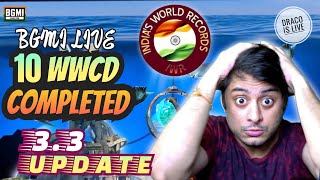 7 WWCD CHALLENGE DONE  NEW UPDATE 33 BGMI LIVE [upl. by Takara708]