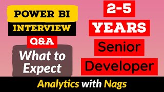 What to Expect in Power BI Interview  Questions and Answers Topics  25 Years Experience [upl. by Eigna]