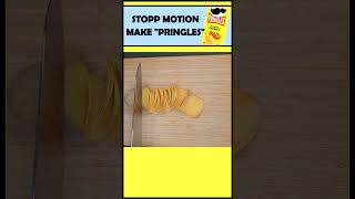 Stop Motion  Make Pringles  ASMR stopmotion asmrsounds pringles food funny snacks [upl. by Karlotta]