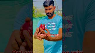 Outswing inswing bowling 😮  outswing inswing bowling grip  cricket shorts ipl viralvideo [upl. by Alphonse659]