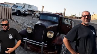 Mini Semi Truck Road Trip to California for 70 Years of Swap Meet Car Parts Ford Model TA Junkin [upl. by Kalasky711]