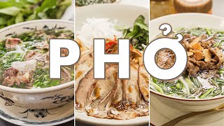 The 3 Best Bowls Of Pho in Vietnam [upl. by Aramoy]