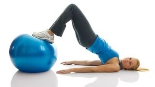 GLUTEI e GAMBE IN 6 MINUTI con LA FITBALL [upl. by Terrill]