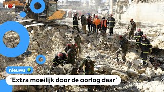 Nog steeds weinig hulp voor Syrië na aardbeving [upl. by Onaicilef507]