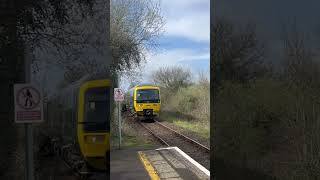 166202 arriving into Morchard Road working 2B78 to Exeter Central [upl. by Anialram]