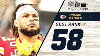 58 Tyrann Matthieu S Chiefs  Top 100 Players of 2021 [upl. by Montagu]