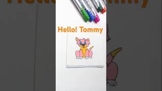 Hey Tommy shorts art craft ytshorts viralvideo [upl. by Jillian]