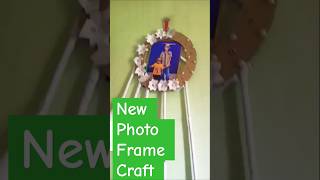 How to make easy paper photo frame craft shorts ytshorts vhiralshorts [upl. by Rabah391]