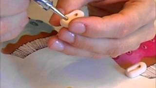 Tutorial Scarpetta da Ballerina in Fimo [upl. by Landes456]