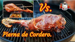 Pierna de Cordero BBQ Vs Asador Giratorio RDGrillmaster [upl. by Attiuqehs160]